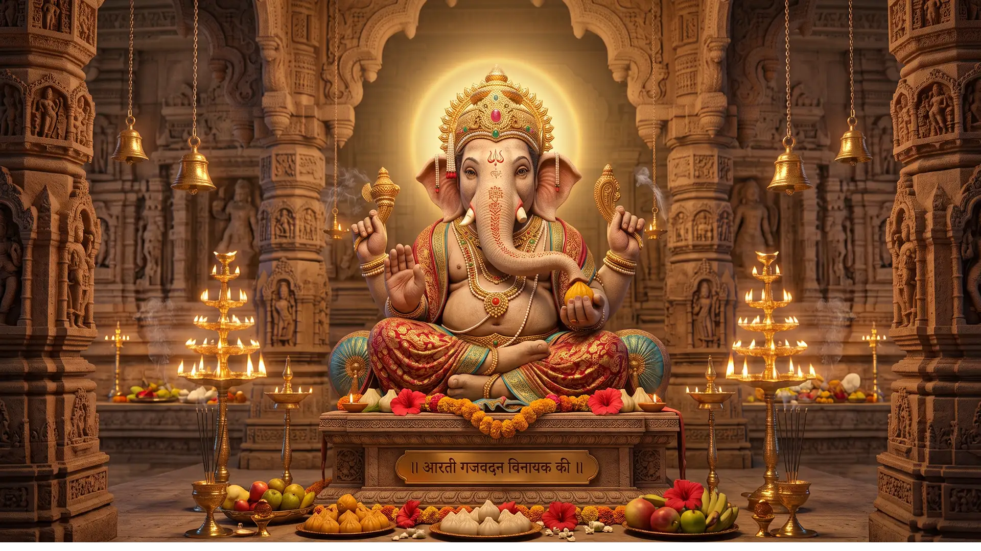 Gajavadan Vinayak Aarti Lyrics